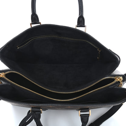 Louis Vuitton Monogram Soufflot MM Black 4 of 10