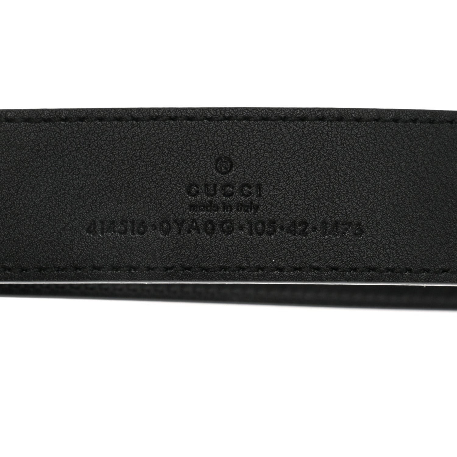 Gucci Plutone Calfskin Double G 30mm Belt 110 44 Black 4 of 4