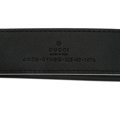 Gucci Plutone Calfskin Double G 30mm Belt 110 44 Black 4 of 4