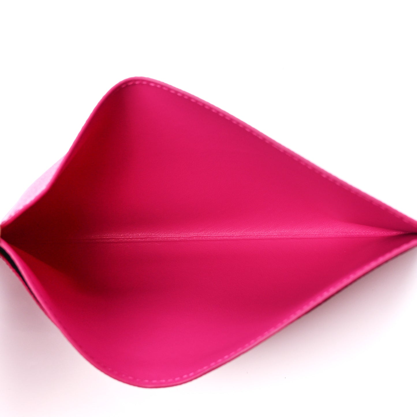 Epi Pochette Felicie Black Hot Pink