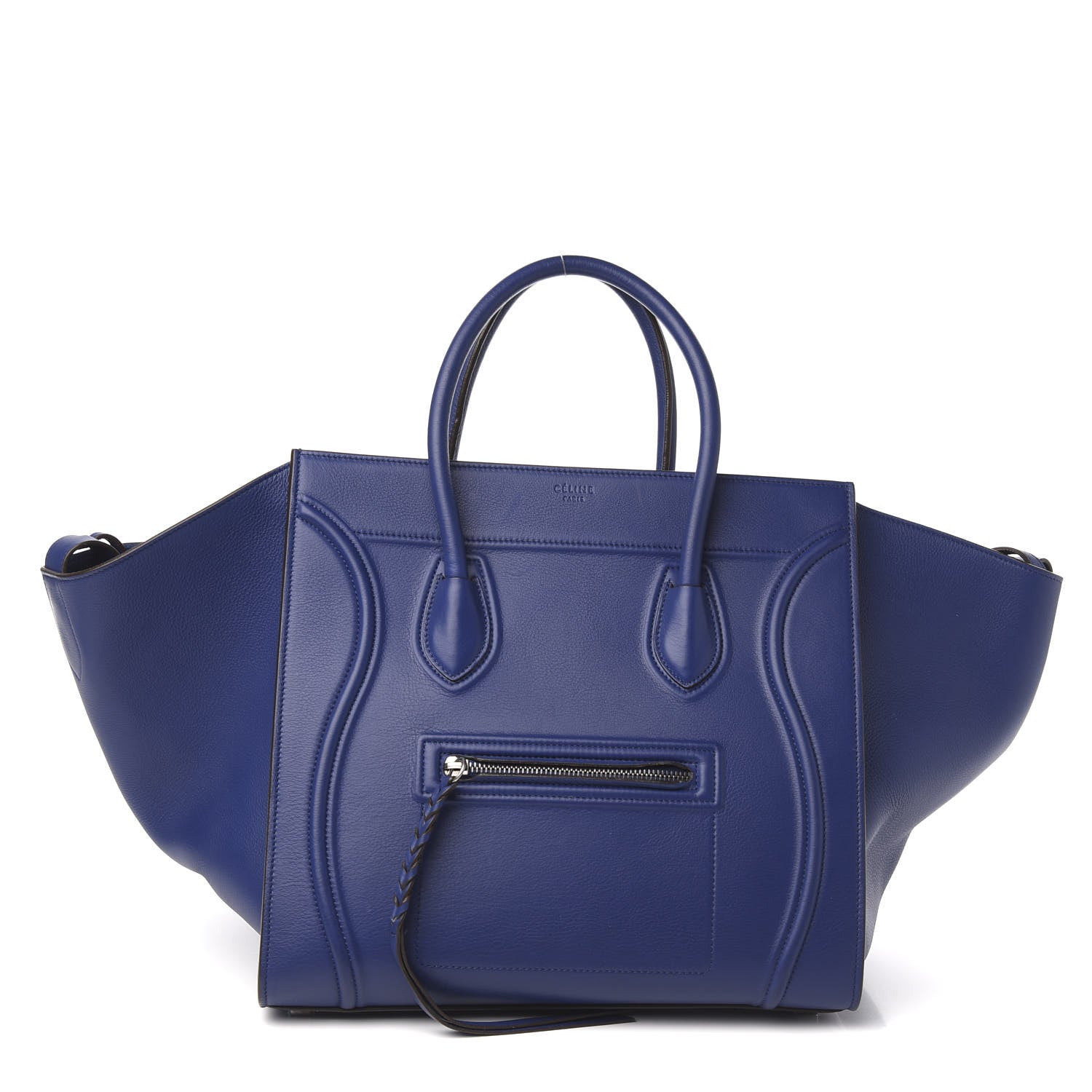 Celine Supple Calfskin Medium Phantom Luggage Indigo 1 of 9