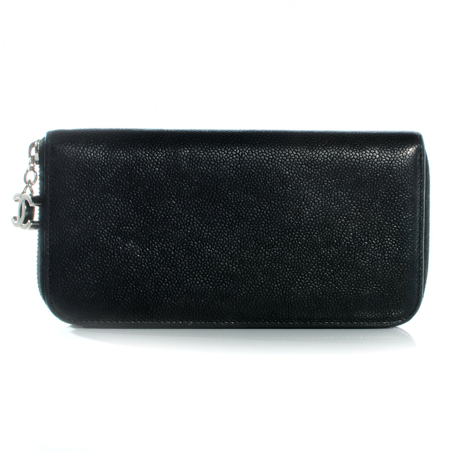Chanel Caviar Zip CC Around Wallet Black 3 of 10