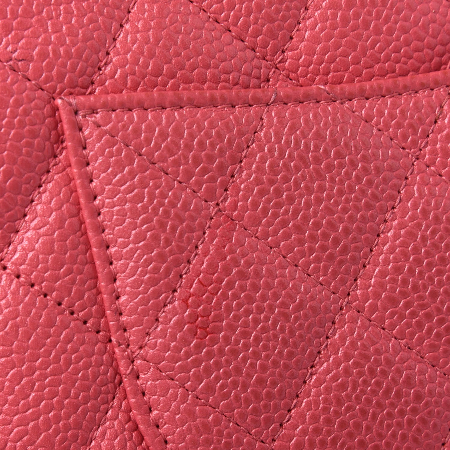 Chanel Caviar Quilted Wallet on Chain WOC Pink 4 of 4