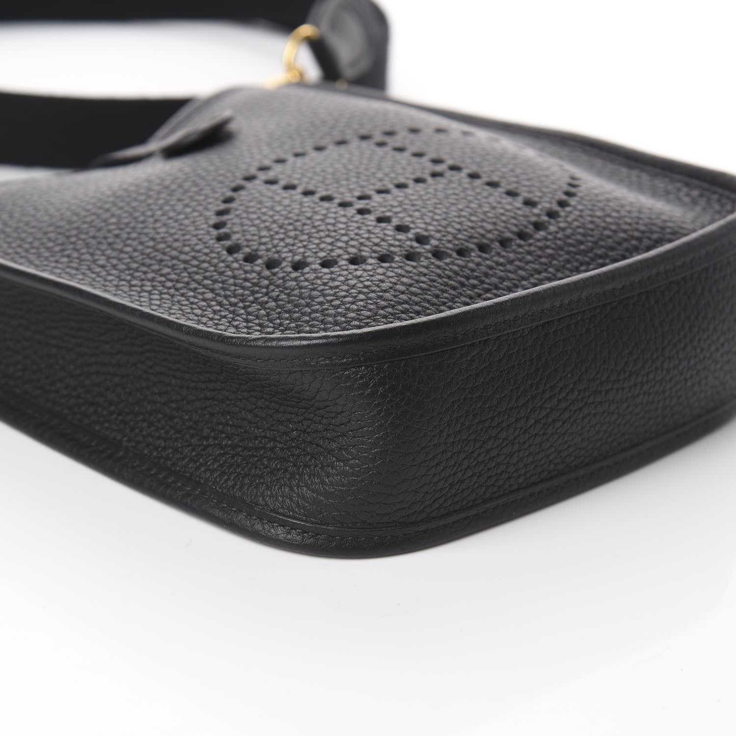 Hermes Taurillon Clemence Evelyne TPM Black 7 of 8