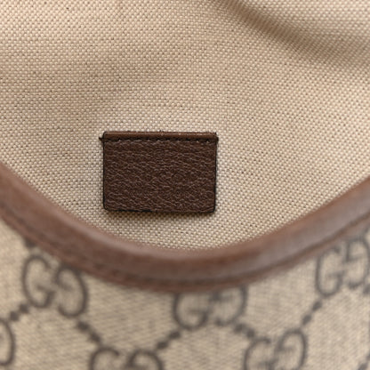 Gucci GG Supreme Monogram Web Medium Neo Vintage Flap Messenger Bag Beige New Acero 6 of 9