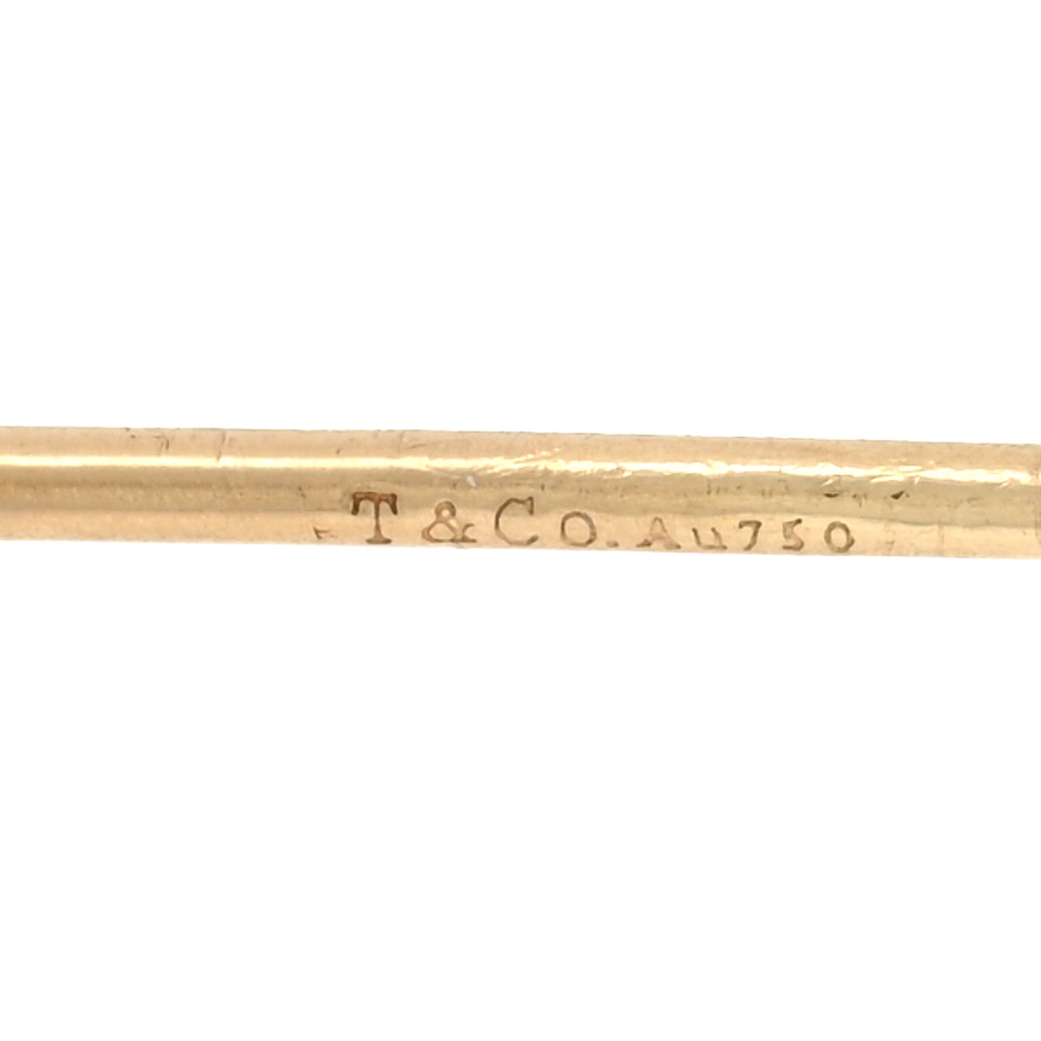 Tiffany 18K Yellow Gold Graffiti Arrow Single Earring 4 of 4