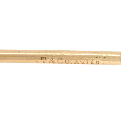 Tiffany 18K Yellow Gold Graffiti Arrow Single Earring 4 of 4