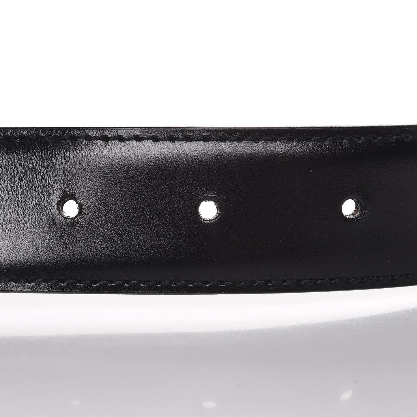 Calfskin Reversible Square G Buckle Belt 85 34 Black Brown