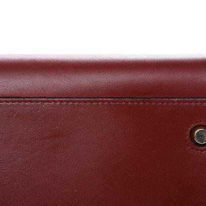 Celine Smooth Calfskin Medium Edge Shoulder Bag Red 10 of 19