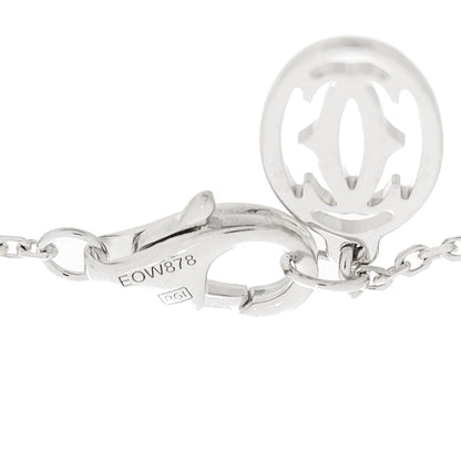 Cartier 18K White Gold Diamond Symbols Cross Bracelet 3 of 4