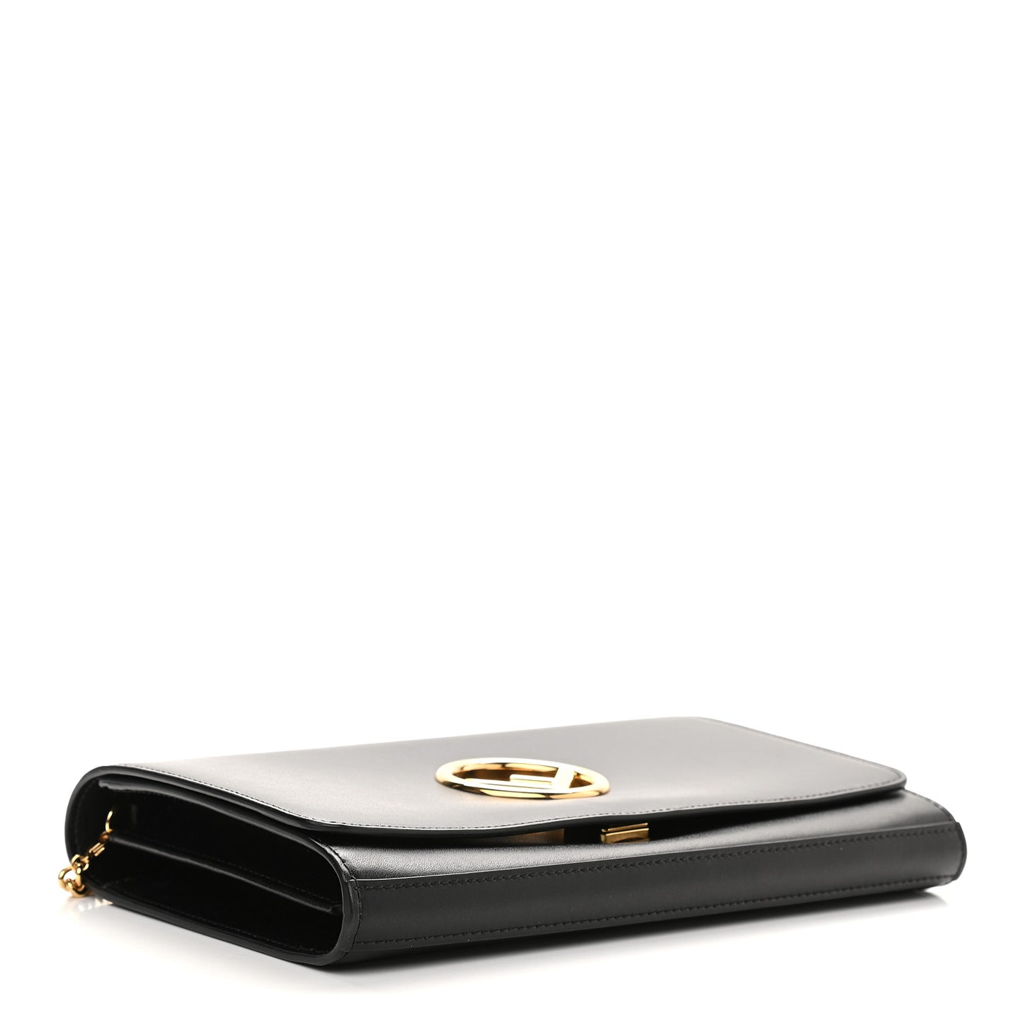 Vitello Liberty Lucido F is Fendi Wallet on Chain Black