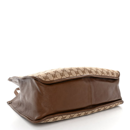 Gucci Monogram Horsebit 1955 Tote Bag Beige Brown Sugar 4 of 11