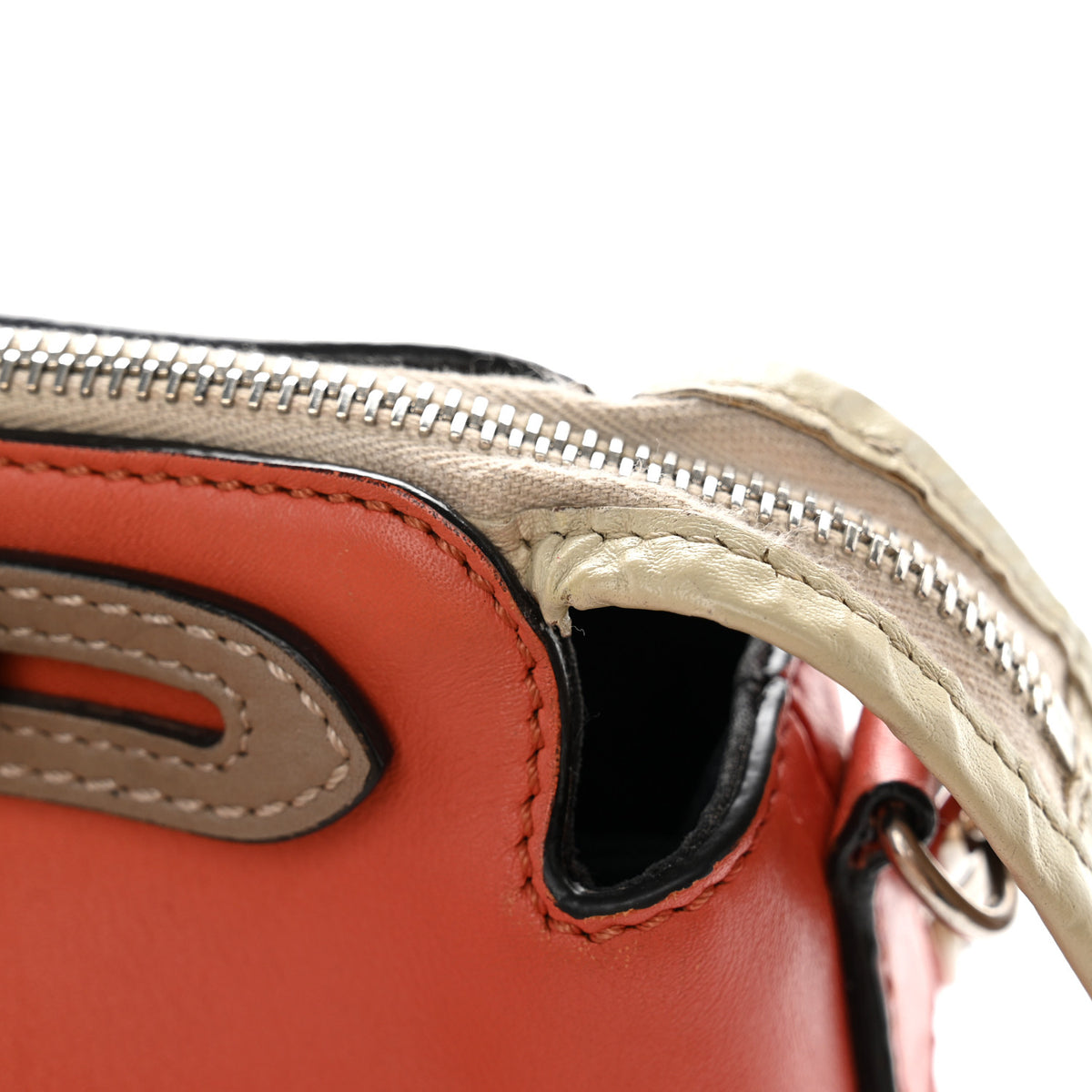 Fendi Vitello Dolce 4 Color Medium By The Way Boston Bag Pimento Black Multicolor 13 of 13