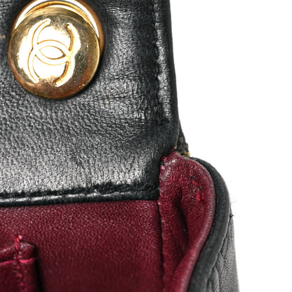 Chanel Lambskin Quilted Mini Rectangular Flap Black 11 of 11