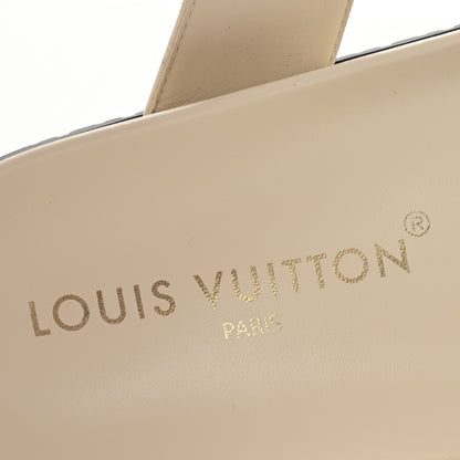 Louis Vuitton Mahina Bom Dia Flat Mule Sandals 37 Beige Clair 8 of 9