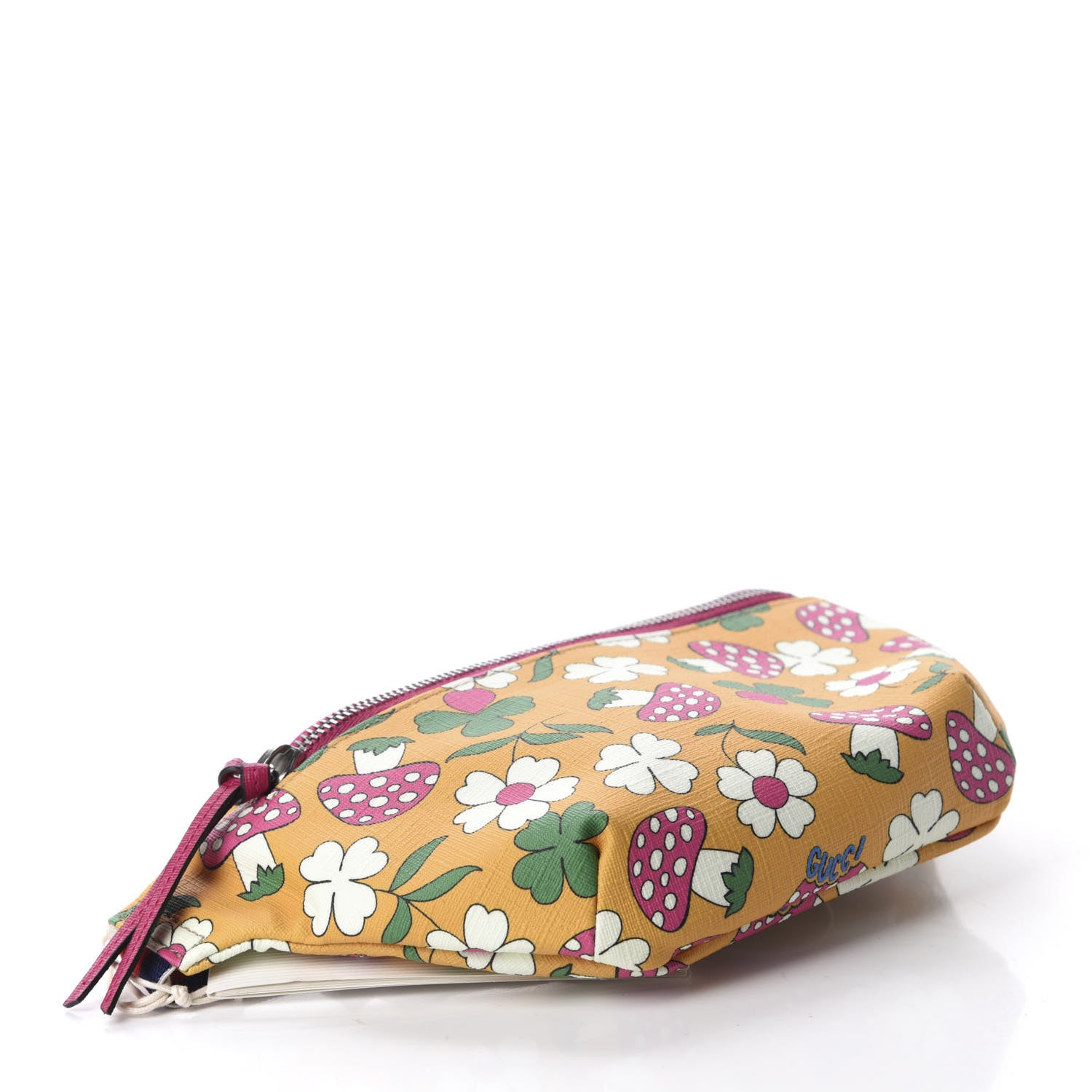 Gucci Supreme Childrens Mushroom Print Belt Bag Yellow 4 of 10