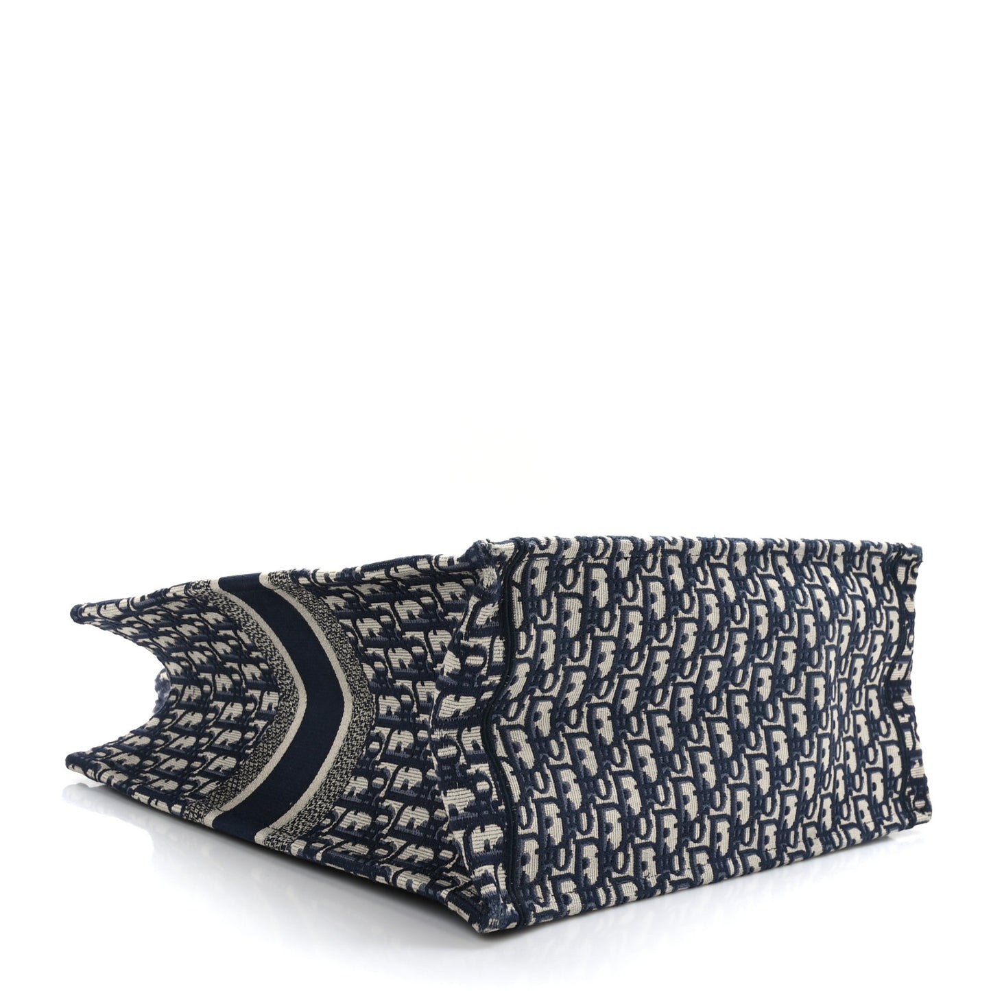 Oblique Large Book Tote Blue Multicolor