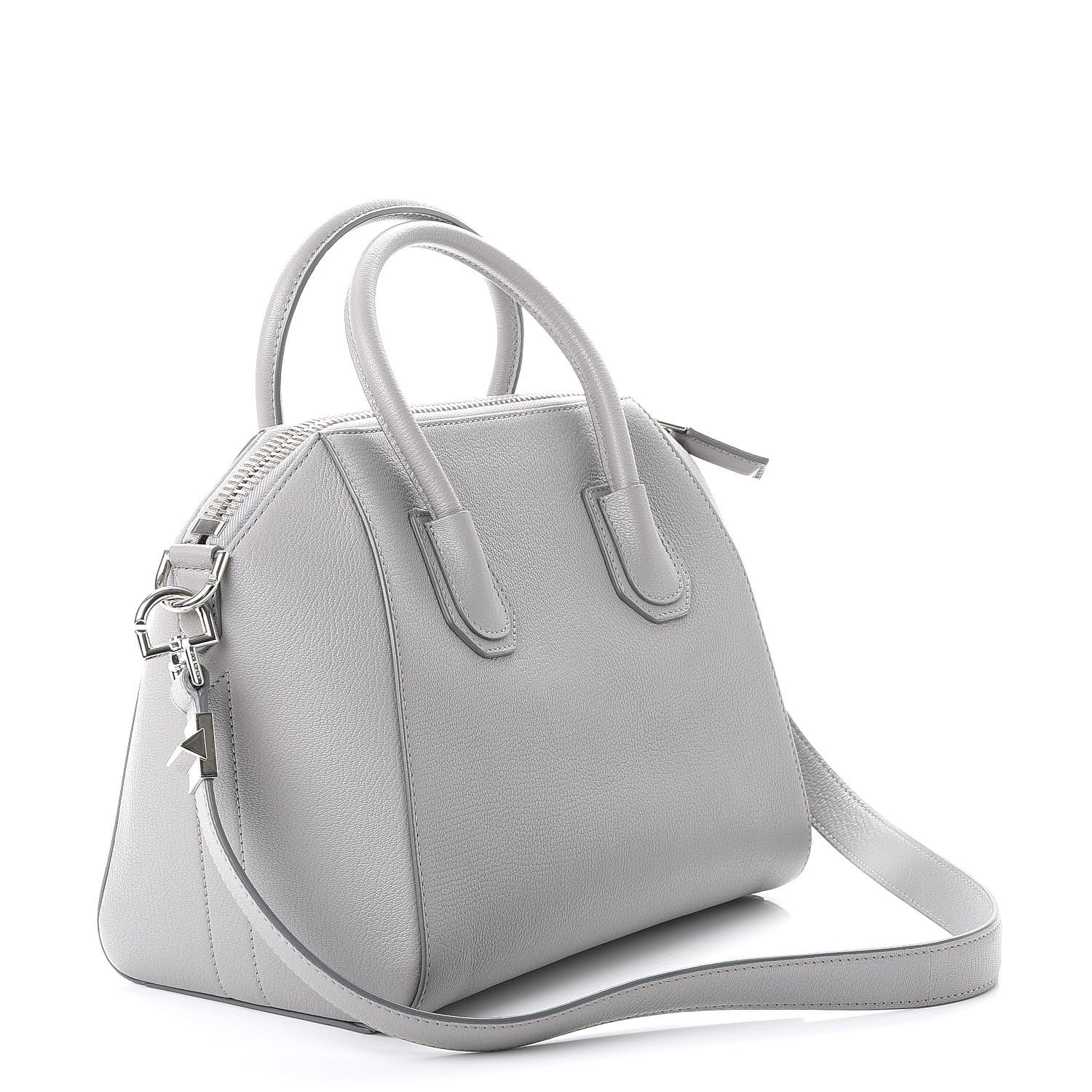 Givenchy Sugar Goatskin Small Antigona Pearl Grey 3 of 9