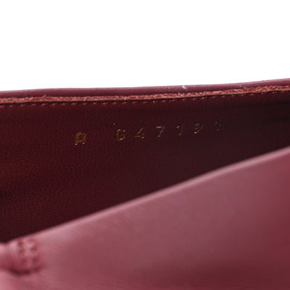 Chanel Lambskin Pumps  40 Burgundy Black 9 of 10
