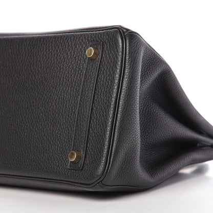 Hermes Togo Birkin 30 Black 7 of 12