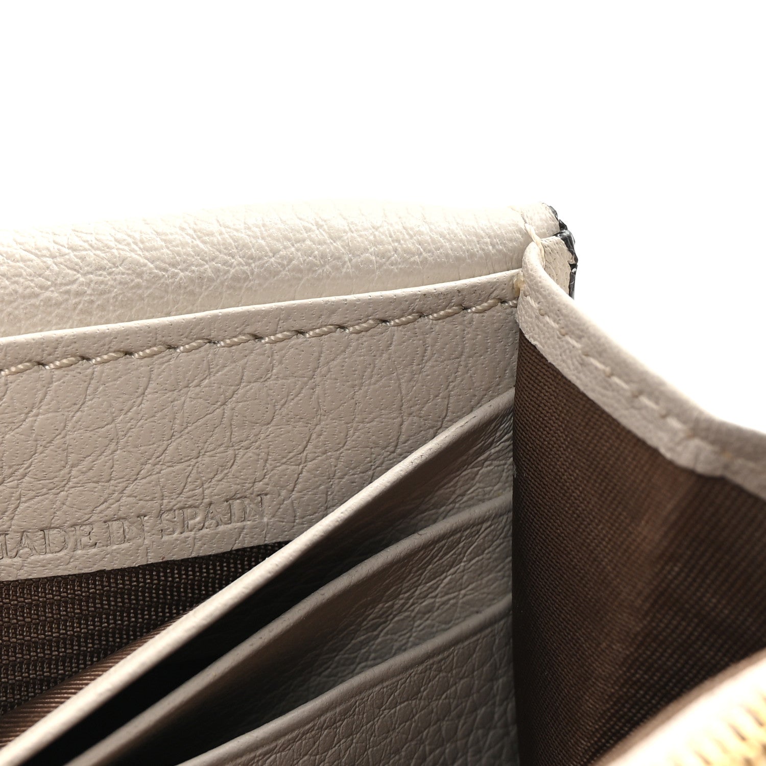 Chloe Calfskin Marcie Continental Flap Wallet Dove 6 of 8