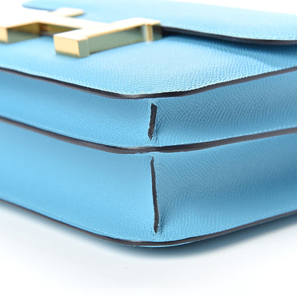 Hermes Epsom Constance 24 Bleu Du Nord 20 of 21