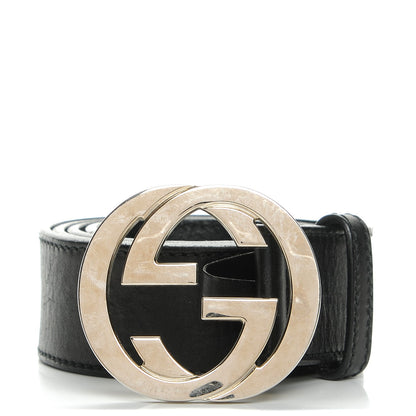 Gucci Calfskin Interlocking G 40mm Belt 90 36 Black 1 of 7
