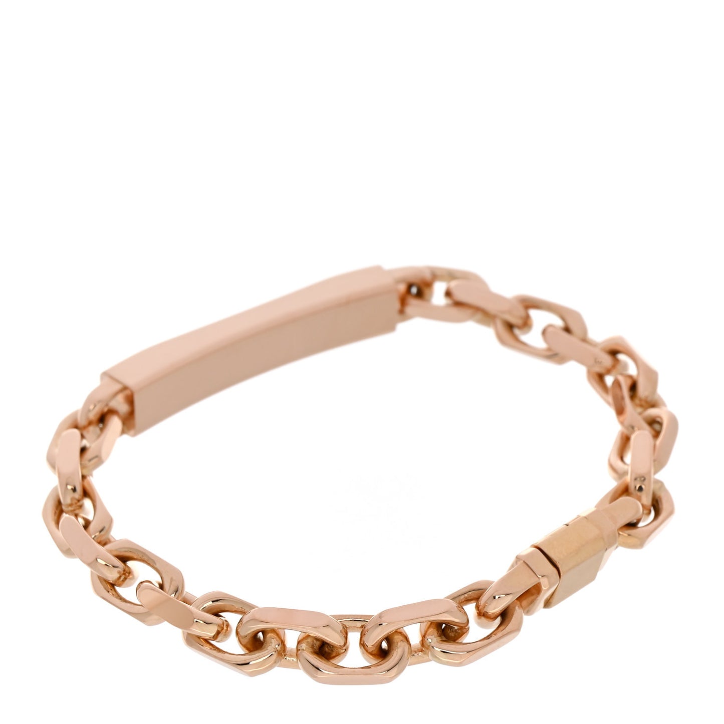 18K Rose Gold 1837 Makers ID Chain Bracelet