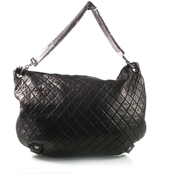 Chanel Lambskin Chain Mail Hobo Black 1 of 10