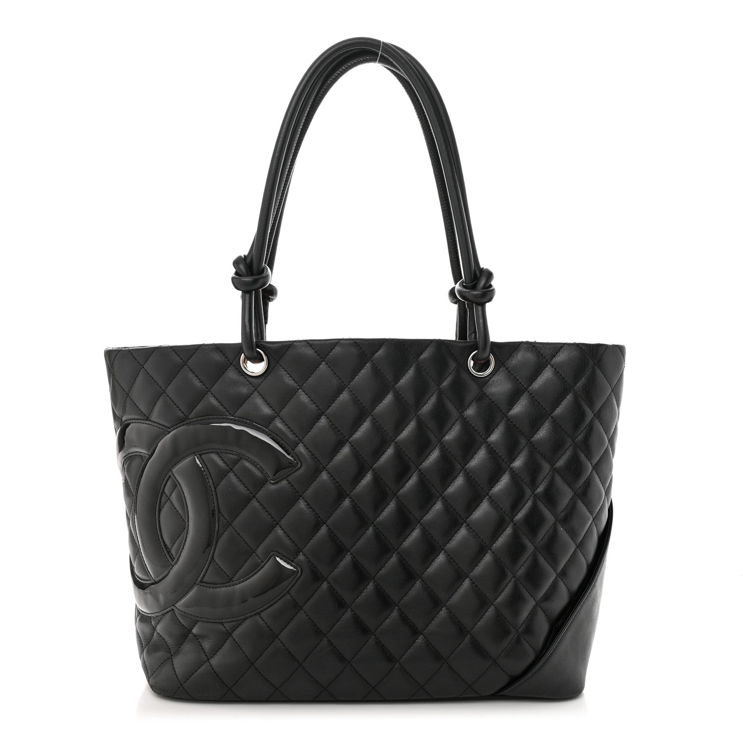 Chanel Calfskin Quilted Large Cambon Tote Black 1 of 12