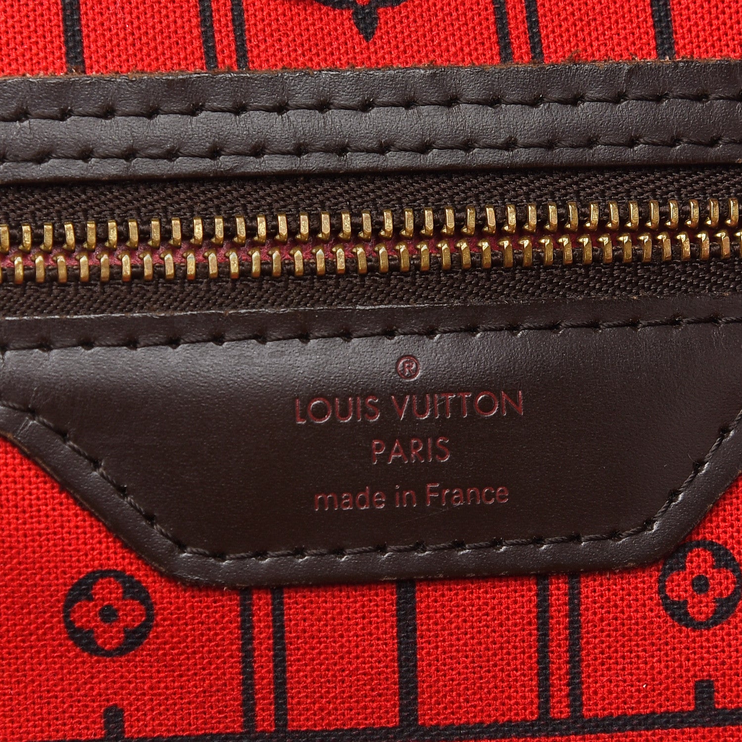 Louis Vuitton Damier Ebene Neverfull MM 6 of 12