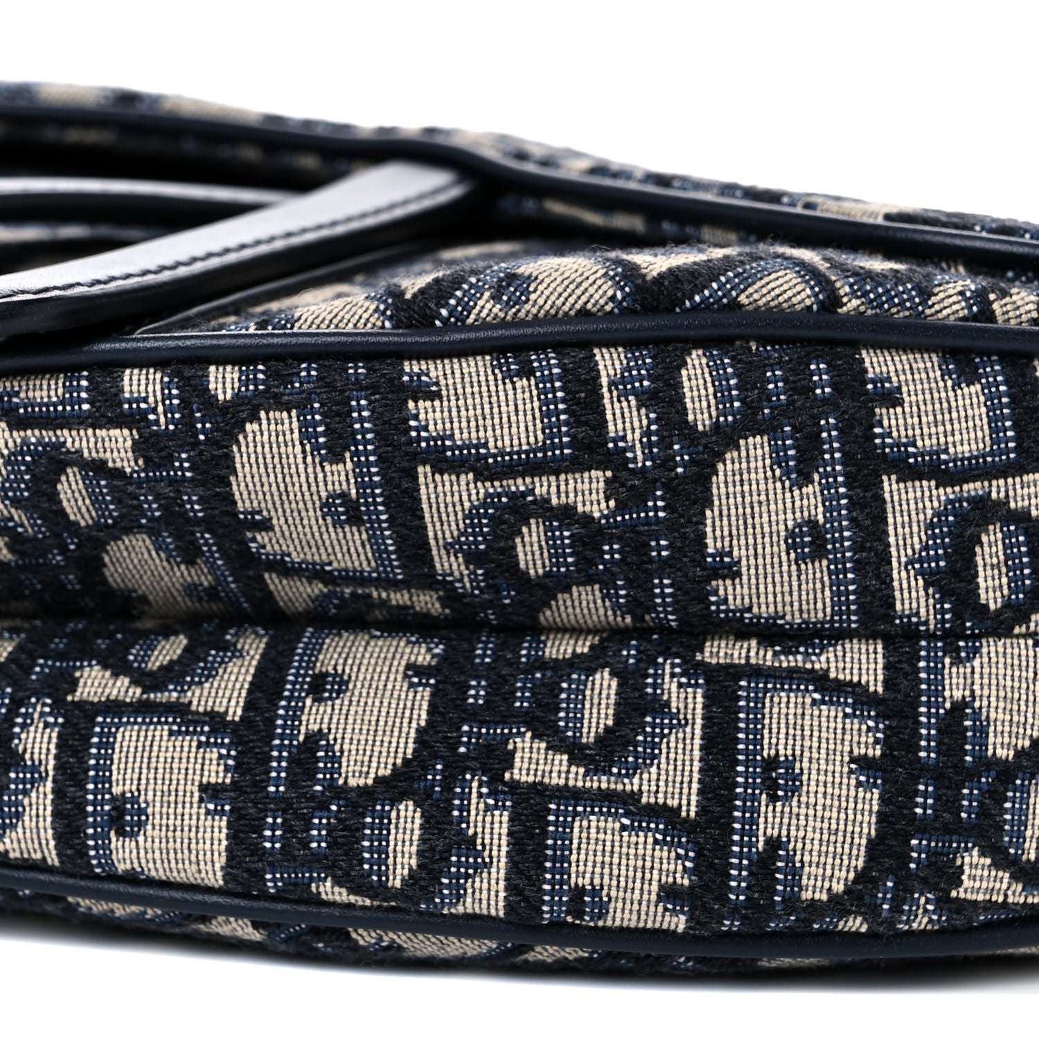 Christian Dior Oblique Saddle Bag Blue 9 of 10