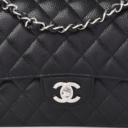Chanel Caviar Quilted Medium Double Flap Black 8 of 8