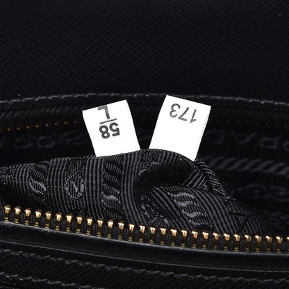 Prada Saffiano Large Galleria Double Zip Tote Black 9 of 15
