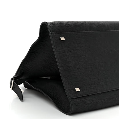 The Row Matte Grained Calfskin Soft Margaux 15 Black 8 of 9