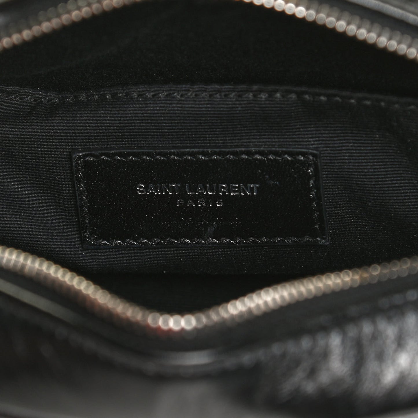 Calfskin Matelasse Studded Monogram Lou Belt Bag Black