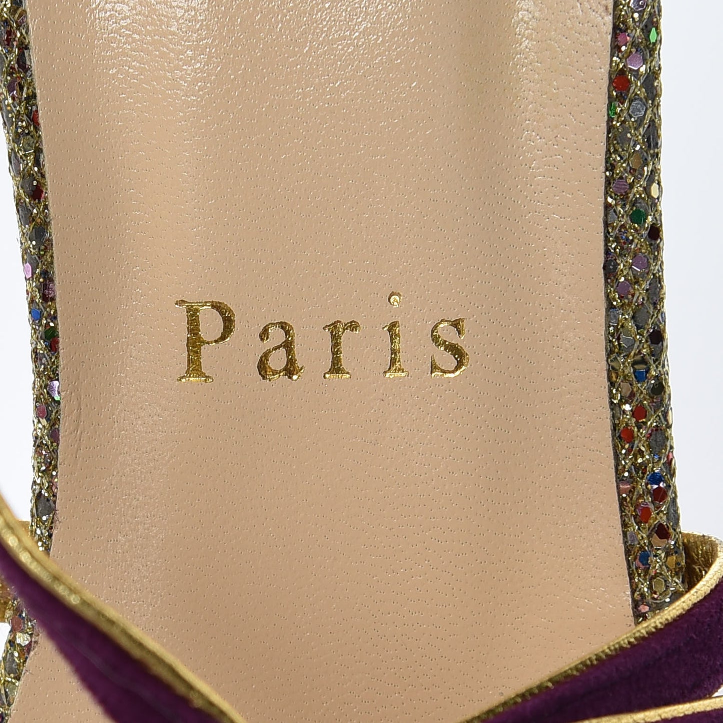 Suede Mignons 120 Sandals 37.5 Amethyst