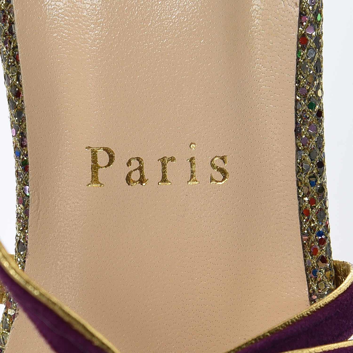 Christian Louboutin Suede Mignons 120 Sandals 37.5 Amethyst 9 of 11