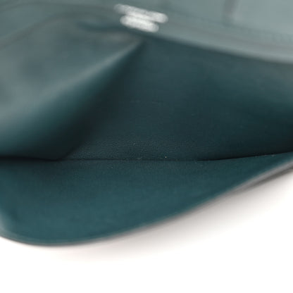 Hermes Evercolor Citizen Twill Long Wallet Vert De Gris 5 of 9