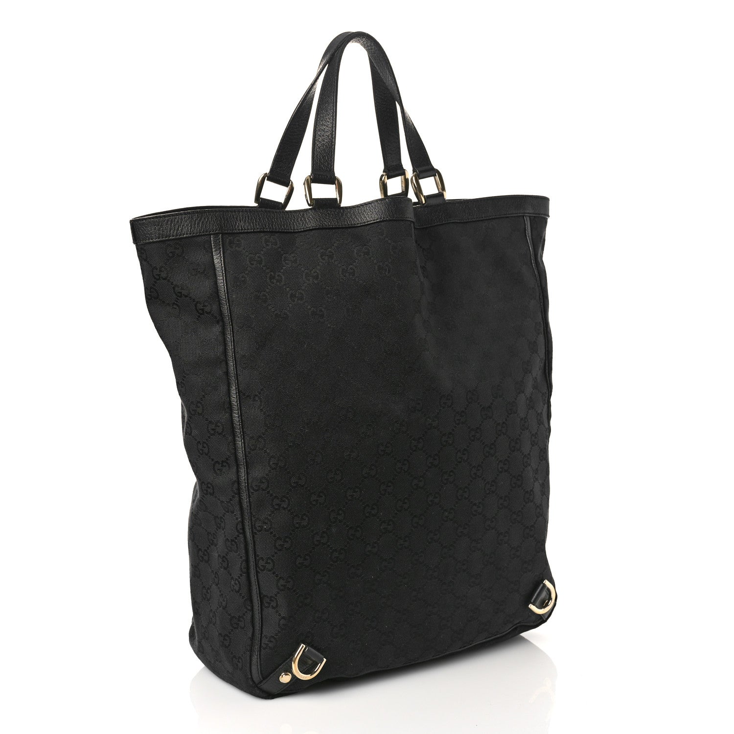 Gucci Monogram Abbey Tote Black 3 of 10
