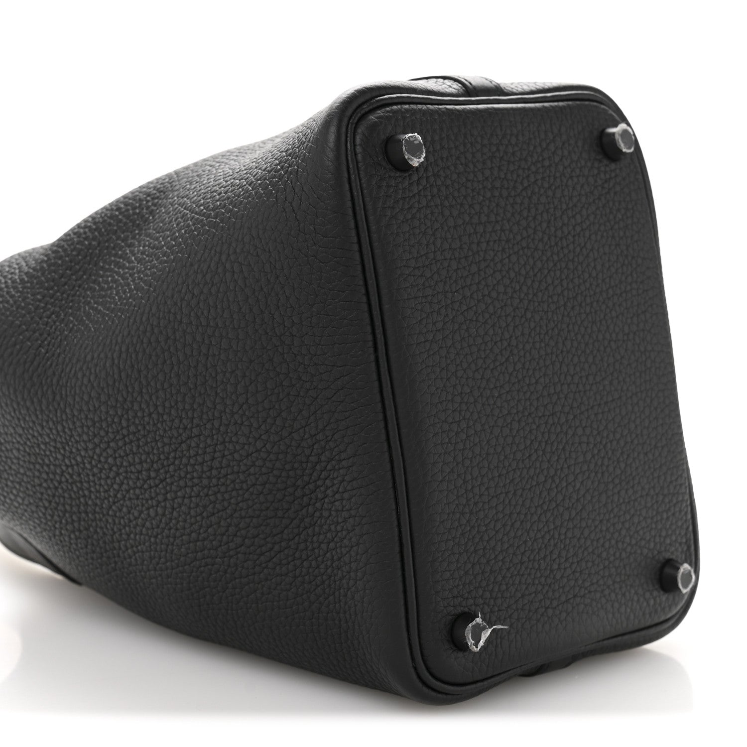 Hermes Taurillon Clemence Monochrome Picotin Lock 18 PM Black 9 of 11