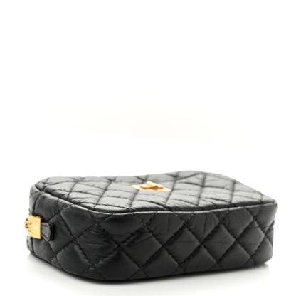 Chanel Aged Calfskin Quilted Mini Reissue Camera Case Black 4 of 10