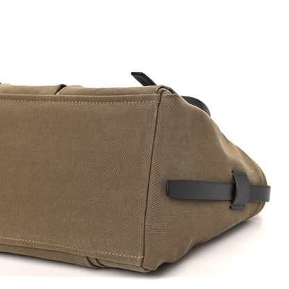 Prada Canvas Calfskin Large Route Shoulder Bag Forest Green 8 of 8