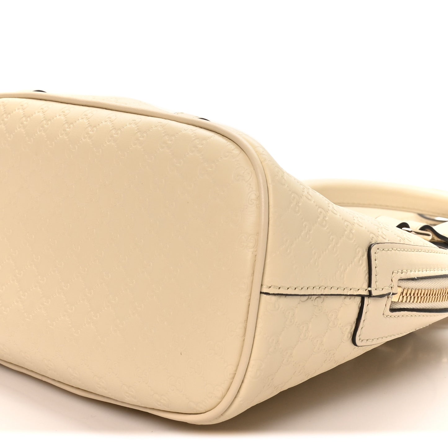Soft Microguccissima Mini Dome Bag Ivoire