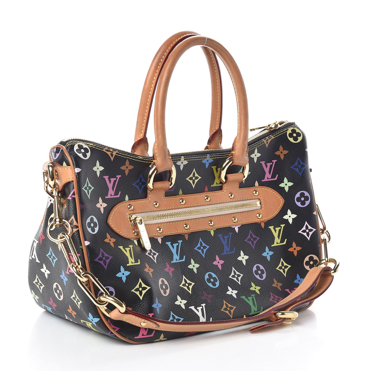 Louis Vuitton Monogram Multicolor Rita Black 3 of 9