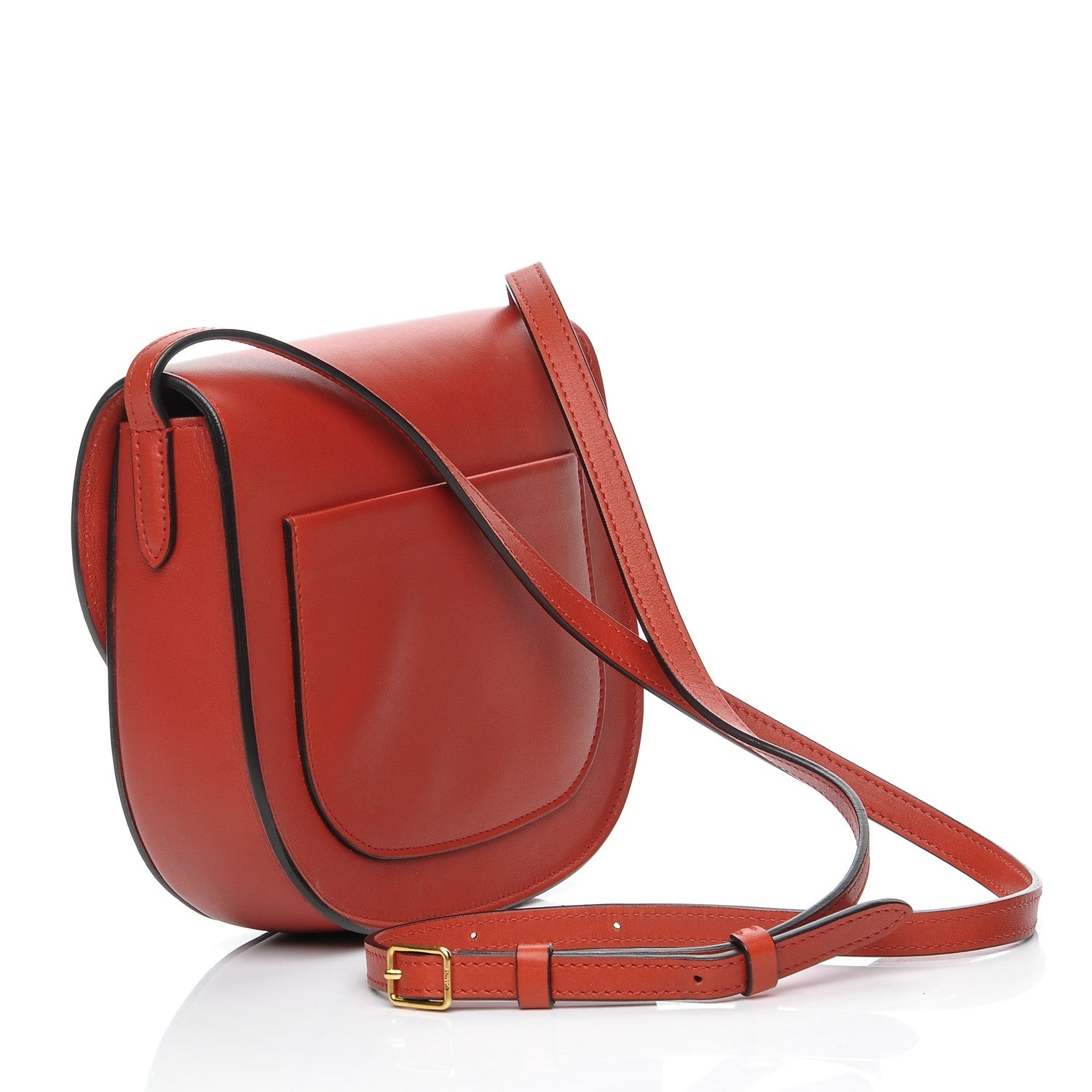 Celine Supersoft Calfskin Small Trotteur Ruby 3 of 10