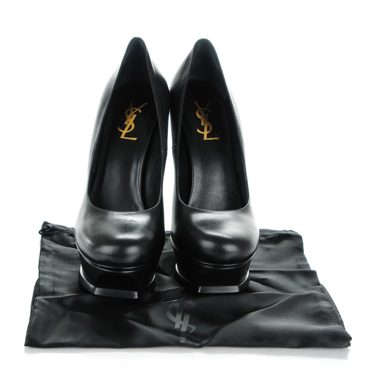 Calfskin Tribtute 105 Platform Pumps 39 Nero Black