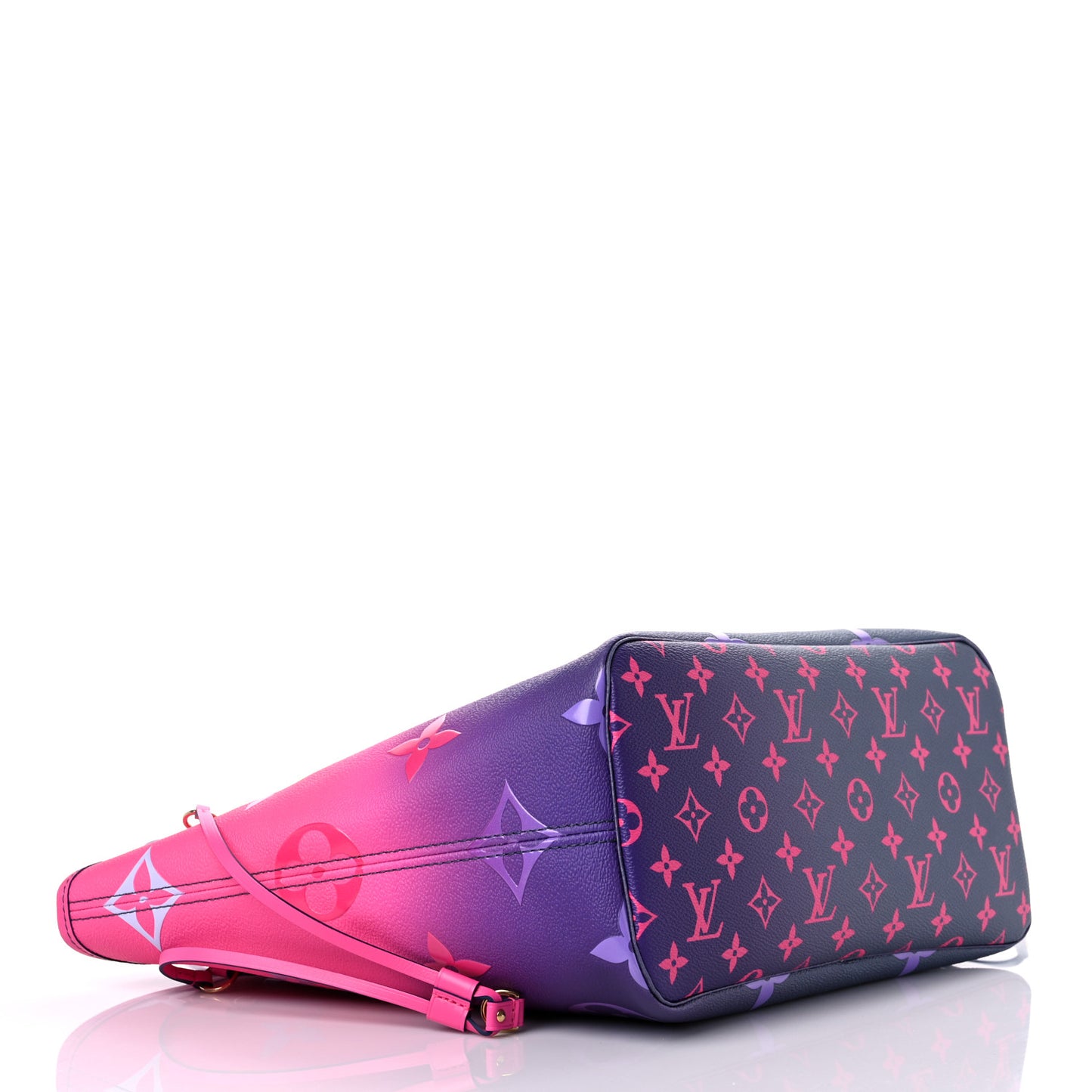 Monogram Giant Spring In The City Neverfull MM Midnight Fuchsia