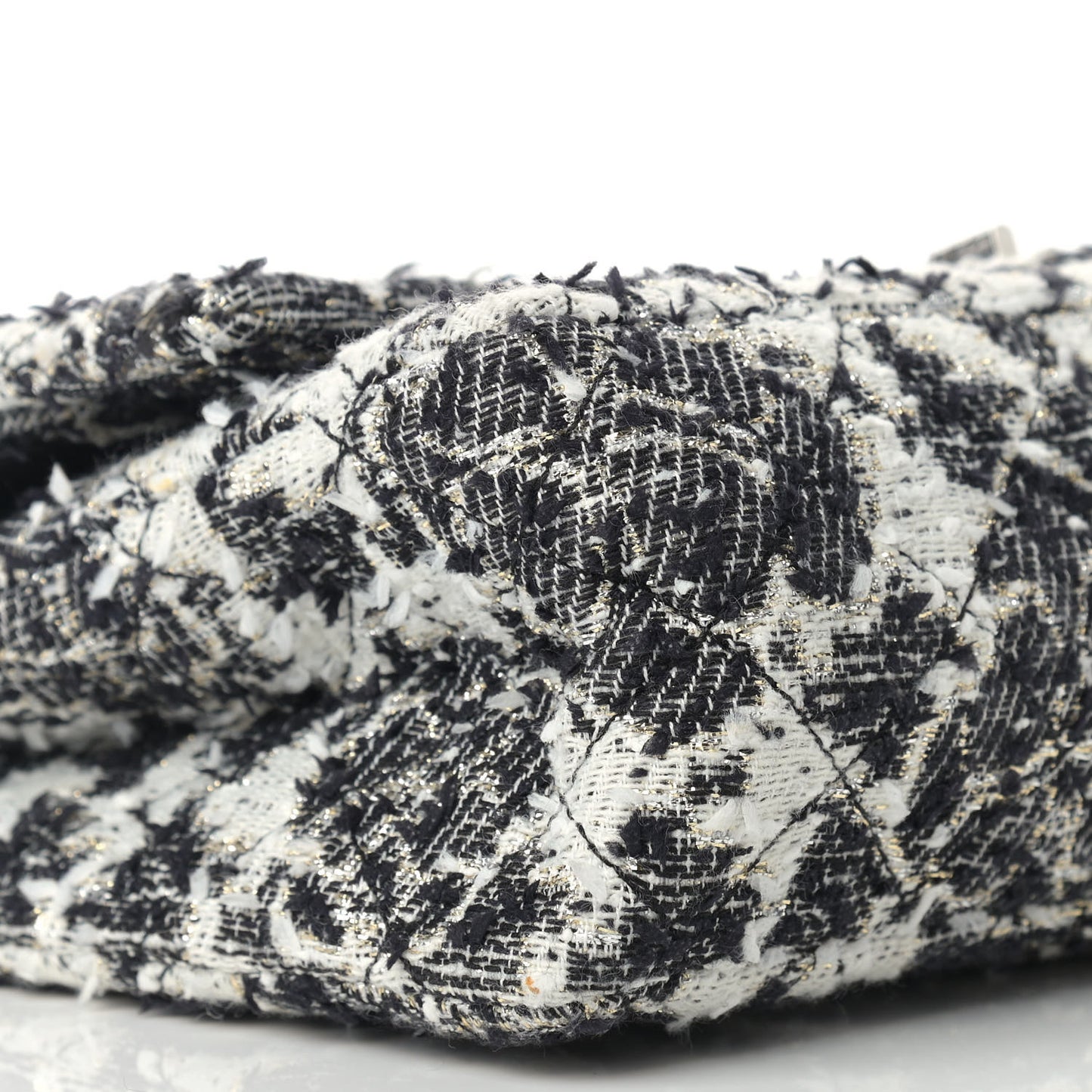 Tweed Camellia Quilted 2.55 Reissue 226 Flap Ecru