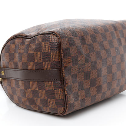 Louis Vuitton Damier Ebene Speedy Bandouliere 25 12 of 14